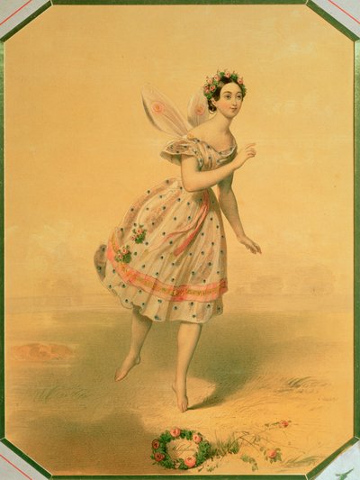 Tänzerin Maria Taglioni (1804-84) im Ballett 